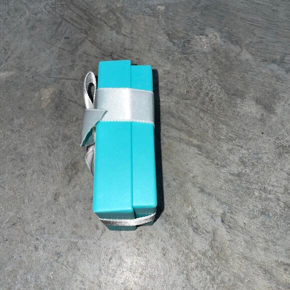 Tiffany & Co. 925 Silver Blue Enamel Kyote Postcard Charm! Rare retired new - Picture 3 of 9